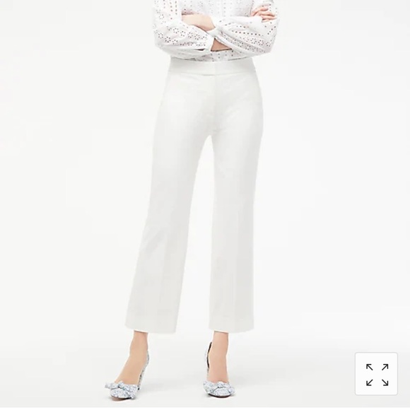 J Crew White Pants NWT size 6 - Picture 2 of 7